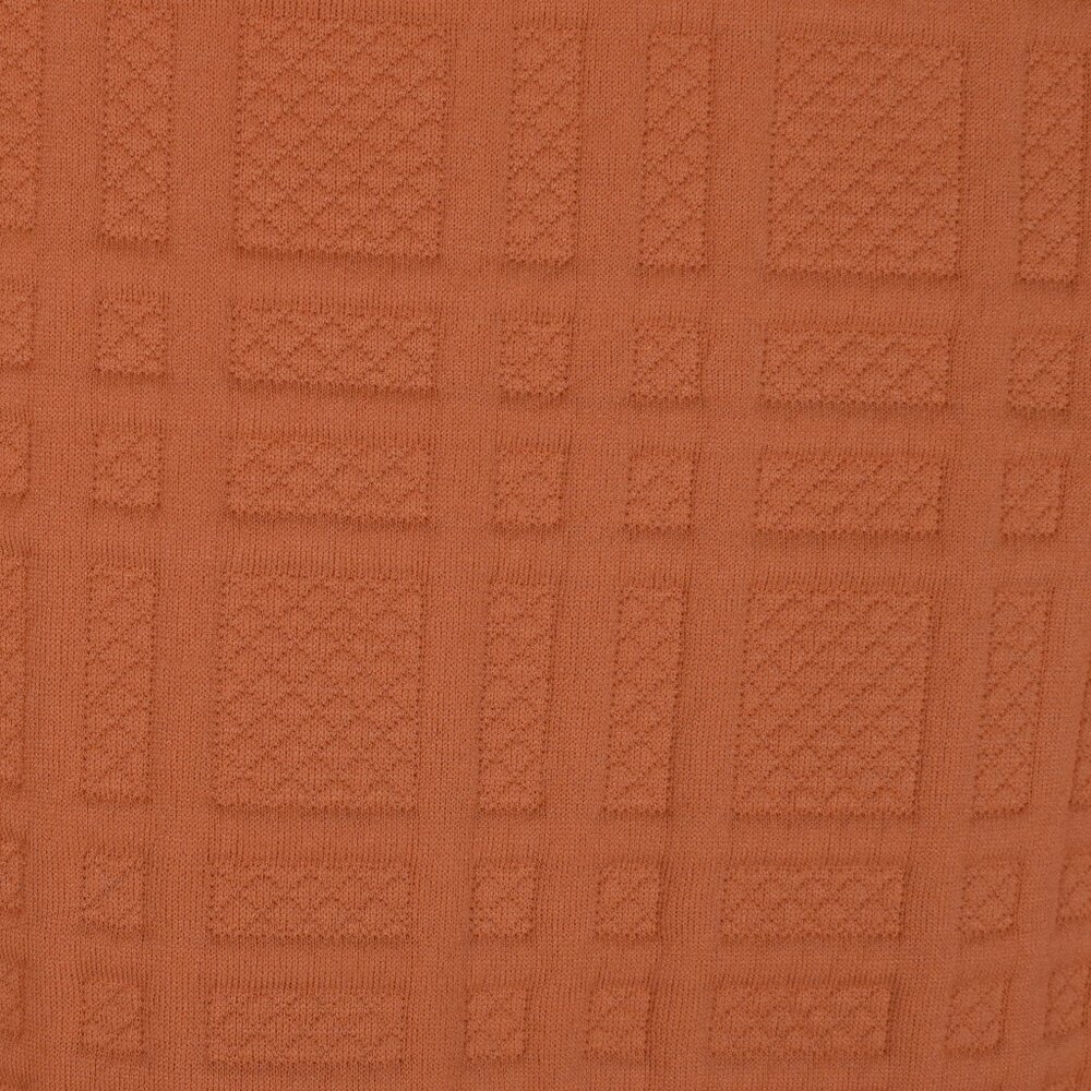 Sharagano Bodycon Terracotta Textured Knit Midi Sheath Dress Career Spring - 8 - Picture 3 of 8